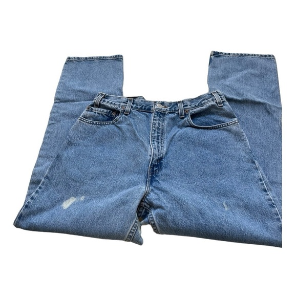Levi’s 505 Regular Leg Straight Fit Jeans in Light Blue Size 36/30 - Picture 5 of 10